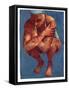 Small Swimmer 3, 2011-Graham Dean-Framed Stretched Canvas