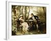 Small Talk-Karl the Elder Schweninger-Framed Giclee Print