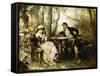 Small Talk-Karl the Elder Schweninger-Framed Stretched Canvas