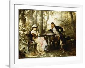 Small Talk-Karl the Elder Schweninger-Framed Giclee Print