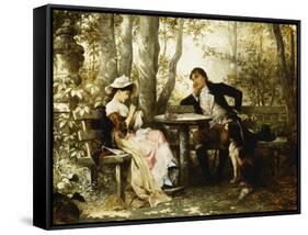 Small Talk-Karl the Elder Schweninger-Framed Stretched Canvas