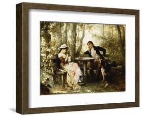 Small Talk-Karl the Elder Schweninger-Framed Giclee Print