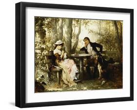 Small Talk-Karl the Elder Schweninger-Framed Giclee Print