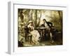 Small Talk-Karl the Elder Schweninger-Framed Giclee Print