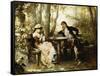 Small Talk-Karl the Elder Schweninger-Framed Stretched Canvas