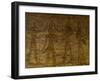 Small Temple or Temple of Hathor. The Gods Set (Left) and Horus (Right) Adoring Ramses II. Abu…-null-Framed Giclee Print