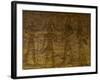 Small Temple or Temple of Hathor. The Gods Set (Left) and Horus (Right) Adoring Ramses II. Abu…-null-Framed Giclee Print