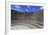 Small Theatre, Roman Ruins of Pompeii, UNESCO World Heritage Site, Campania, Italy, Europe-Eleanor Scriven-Framed Photographic Print