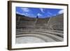 Small Theatre, Roman Ruins of Pompeii, UNESCO World Heritage Site, Campania, Italy, Europe-Eleanor Scriven-Framed Photographic Print