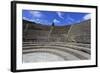 Small Theatre, Roman Ruins of Pompeii, UNESCO World Heritage Site, Campania, Italy, Europe-Eleanor Scriven-Framed Photographic Print