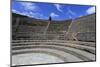 Small Theatre, Roman Ruins of Pompeii, UNESCO World Heritage Site, Campania, Italy, Europe-Eleanor Scriven-Mounted Photographic Print