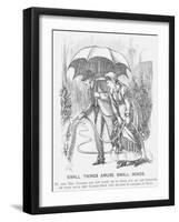 Small Things Amuse Small Minds, 1872-George Du Maurier-Framed Giclee Print