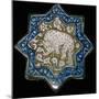 Small tile with a spotted hyena or bear, 13th century. Artist: Unknown-Unknown-Mounted Giclee Print