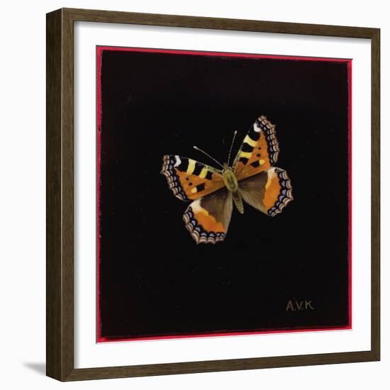 Small Tortoiseshell Butterfly, 1998-Amelia Kleiser-Framed Giclee Print