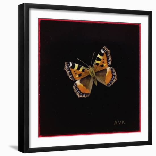 Small Tortoiseshell Butterfly, 1998-Amelia Kleiser-Framed Giclee Print