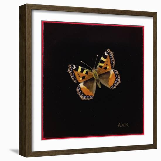 Small Tortoiseshell Butterfly, 1998-Amelia Kleiser-Framed Giclee Print