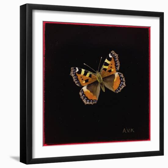 Small Tortoiseshell Butterfly, 1998-Amelia Kleiser-Framed Giclee Print