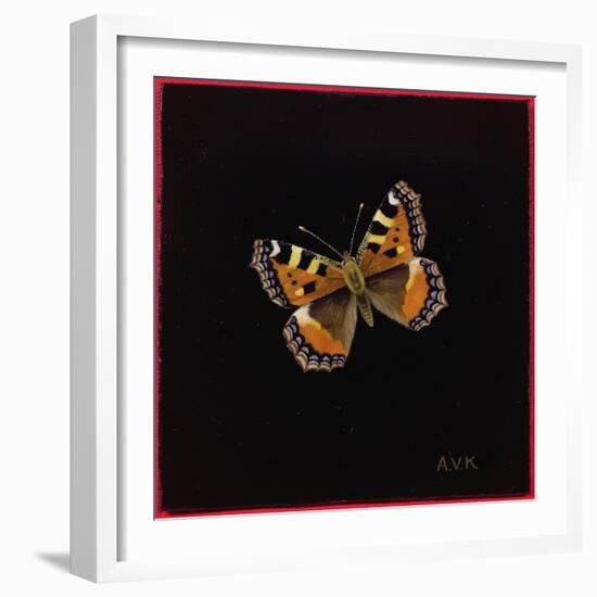 Small Tortoiseshell Butterfly, 1998-Amelia Kleiser-Framed Giclee Print