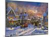 Small Town Christmas-Dominic Davison-Mounted Art Print