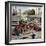 "Small Town Fire Company," May 14, 1949-Stevan Dohanos-Framed Giclee Print