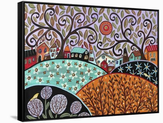 Small Town III-Karla Gerard-Framed Stretched Canvas