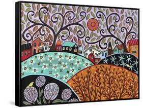 Small Town III-Karla Gerard-Framed Stretched Canvas