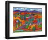 Small Town in Fauve III-Patty Baker-Framed Art Print