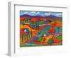 Small Town in Fauve III-Patty Baker-Framed Art Print