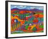 Small Town in Fauve III-Patty Baker-Framed Art Print