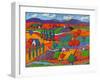 Small Town in Fauve III-Patty Baker-Framed Art Print