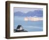 Small town of Uummannaq and glaciated Nuussuaq Peninsula in the background. Greenland-Martin Zwick-Framed Photographic Print