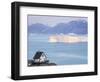 Small town of Uummannaq and glaciated Nuussuaq Peninsula in the background. Greenland-Martin Zwick-Framed Photographic Print