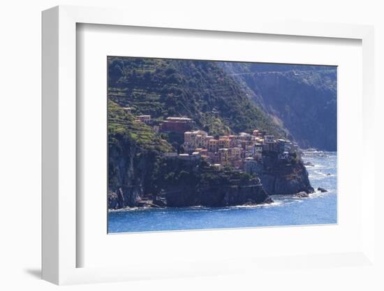 Small Town On A Cliff-George Oze-Framed Photographic Print