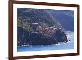 Small Town On A Cliff-George Oze-Framed Photographic Print