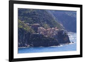 Small Town On A Cliff-George Oze-Framed Photographic Print