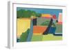 Small Town On a Hill No. 1-Jan Weiss-Framed Art Print