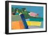 Small Town On a Hill No. 2-Jan Weiss-Framed Art Print