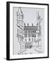 Small town square on Rue Louis Gassin, Old Nice, Nice, France-Richard Lawrence-Framed Photographic Print