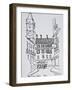 Small town square on Rue Louis Gassin, Old Nice, Nice, France-Richard Lawrence-Framed Photographic Print