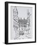 Small town square on Rue Louis Gassin, Old Nice, Nice, France-Richard Lawrence-Framed Photographic Print