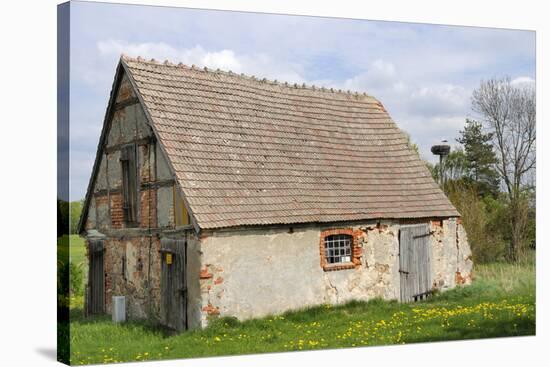 Small Traditional Barn-Nick Upton-Stretched Canvas