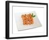 Small Traditional Indian Sweets known as Kaja in India-SNEHITDESIGN-Framed Photographic Print