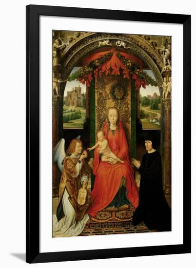 Small Triptych of St. John the Baptist, C. 1490-Hans Memling-Framed Giclee Print