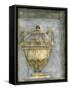Small Urn and Damask III-Jennifer Goldberger-Framed Stretched Canvas
