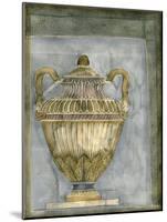 Small Urn and Damask III-Jennifer Goldberger-Mounted Art Print