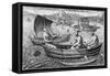 Small Vessel Used on the Coast of Malabar (Cochi), India, C18th Century-null-Framed Stretched Canvas