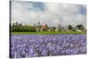 Small Village Den Hoorn with White Church at Dutch Wadden Island Texel-Ivonnewierink-Stretched Canvas