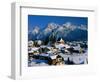 Small Village, Graubunden, Switzerland-Walter Bibikow-Framed Photographic Print