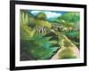 Small Village I-Elizabeth Medley-Framed Art Print