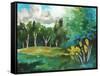 Small Village II-Elizabeth Medley-Framed Stretched Canvas